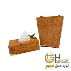 سطل-و-جای-دستمال- کاغذی-مدل-گوزن