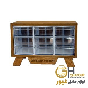 استند ادویه چوبی ۹ کشو روس وود