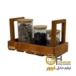 استند چوبی دسته دار