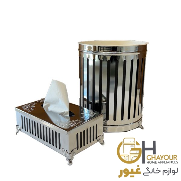 سطل-و-جای-دستمال-کاغذی -مدل-پیانو