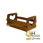 باکس چوبی دسته قلبی