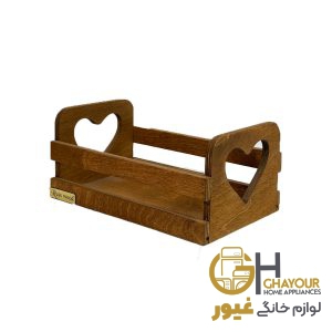 باکس چوبی دسته قلبی