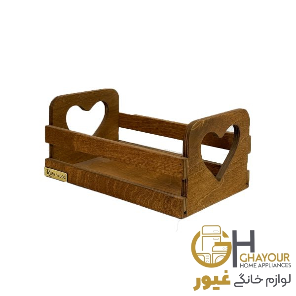 باکس چوبی دسته قلبی