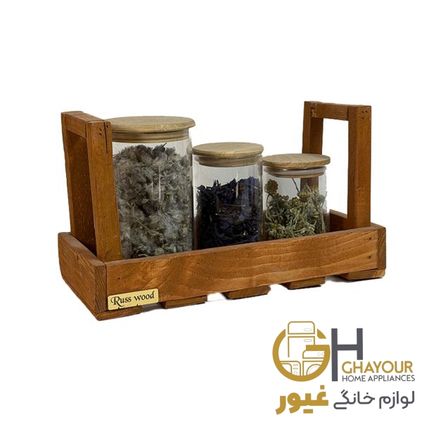 استند چوبی دسته دار