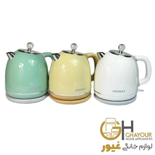 کتری برقی geemax سبز