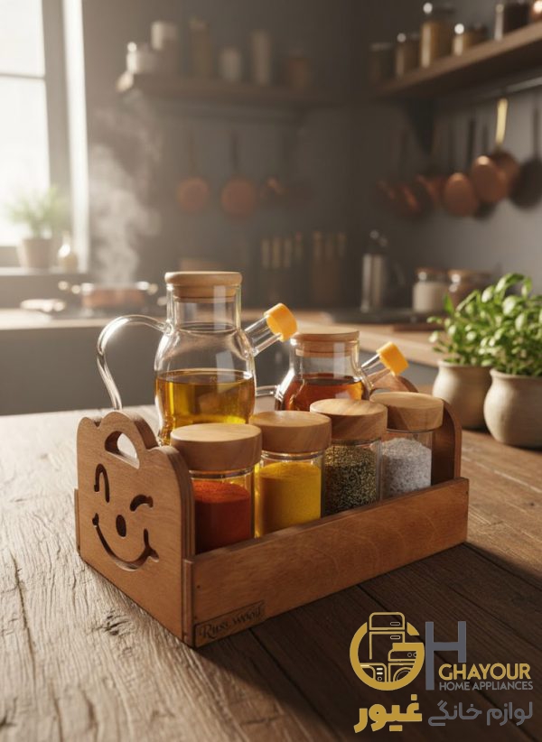 باکس چوبی مدل دسته لبخند
