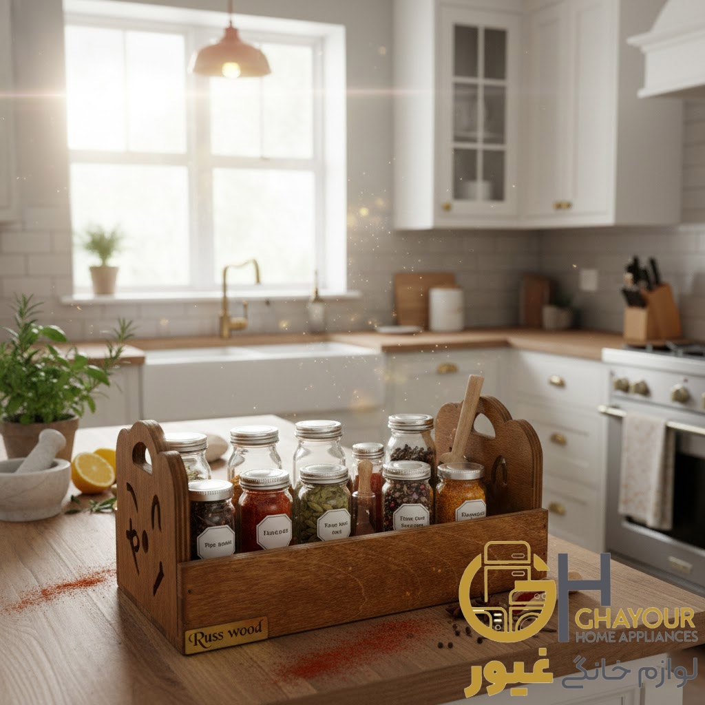 باکس چوبی مدل دسته لبخند