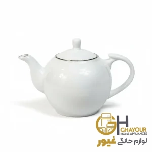 قوري چینی تقديس خط طلا سايز 4