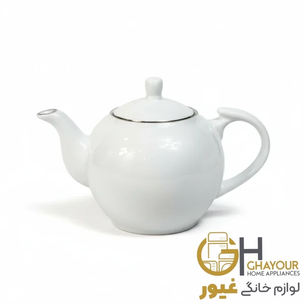 قوري چینی تقديس خط طلا سايز 4 قوري چینی تقديس خط طلا سايز 4