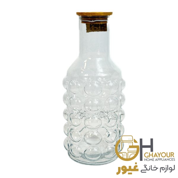 بطري حبابي درب چوب