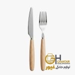 کارد و چنگال دسته بامبو