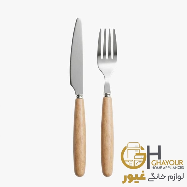 کارد و چنگال دسته بامبو کارد و چنگال دسته بامبو