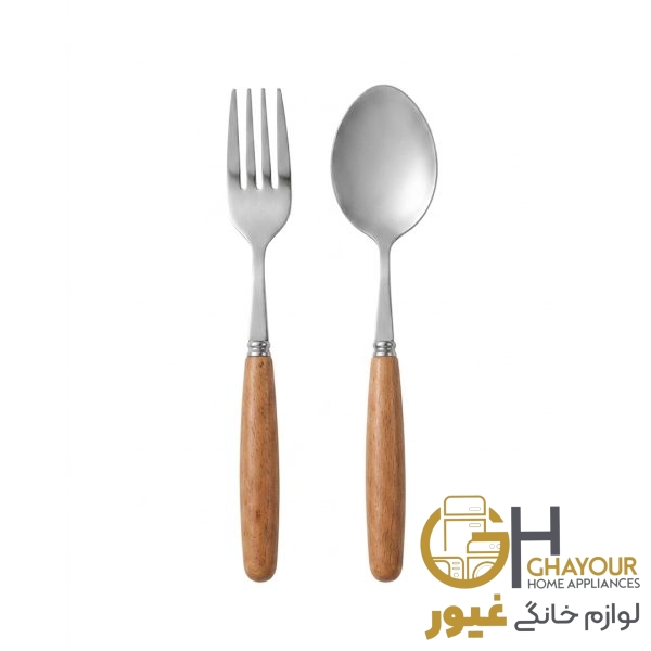 قاشق و چنگال دسته بامبو قاشق و چنگال دسته بامبو