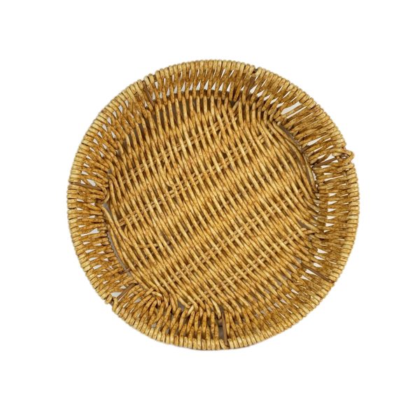 سبد بافت حصیری گرد کوچک سبد بافت حصیری گرد کوچک